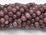 Jade Beads-Coffee, 8mm Round-Gems: Round & Faceted-BeadBeyond