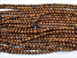 Black Rosewood Beads, 6mm Round Beads, 26 Inch-Wood-BeadBeyond