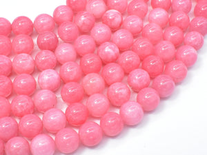 Jade Beads-Pink, 10mm Round Beads-Gems: Round & Faceted-BeadBeyond