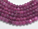 Ruby Beads, 3x3.8mm Micro Faceted Rondelle-Gems:Assorted Shape-BeadBeyond