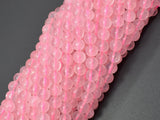 Rose Quartz Beads, 6mm (6.3mm) Round Beads-Gems: Round & Faceted-BeadBeyond
