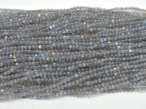 Labradorite Beads, 4mm Round Beads-BeadBeyond