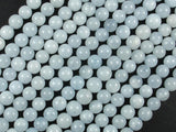 Genuine Aquamarine Beads, 7mm Round Beads-Gems: Round & Faceted-BeadBeyond