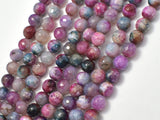 Agate Beads, Multi Color, 8mm Faceted Round-Gems: Round & Faceted-BeadBeyond