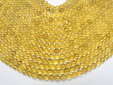 Gold Rutilated Quartz, 6mm (6.5mm) Round Beads-Gems: Round & Faceted-BeadBeyond