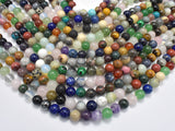 Mixed Stone, 8mm (8.5mm) Round Beads-Gems: Round & Faceted-BeadBeyond