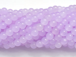 Jade - Lavender, 6mm (6.3mm) Round-Gems: Round & Faceted-BeadBeyond