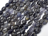 Iolite Beads, Approx 6x8mm Nugget Beads-Gems: Nugget,Chips,Drop-BeadBeyond