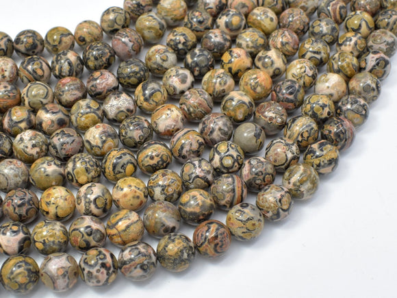 Leopard Skin Jasper Beads, Round, 9mm-Gems: Round & Faceted-BeadBeyond