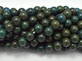 Green Wood Jasper Beads, 8mm (8.3mm)-Gems: Round & Faceted-BeadBeyond