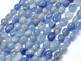 Blue Aventurine, 6x8mm Nugget Beads, 15.5 Inch-Gems: Nugget,Chips,Drop-BeadBeyond