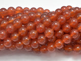 Carnelian Beads, Round, 8mm-Gems: Round & Faceted-BeadBeyond