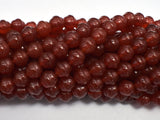 Carnelian-Red 8mm Bell Beads, 13 Inch-BeadBeyond