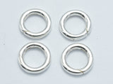 1pc 925 Sterling Silver Round Clasp, Spring Gate Round Clasp, 12mm-BeadBeyond