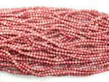 Rhodonite Beads, Pink Rhodonite, 4mm (4.6mm) Round-BeadBeyond