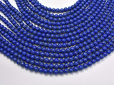 Lapis Blue Turquoise Howlite, 6mm (6.3mm)-Gems: Round & Faceted-BeadBeyond