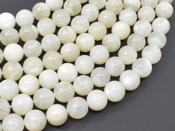 White Moonstone, 10mm Round Beads-Gems: Round & Faceted-BeadBeyond
