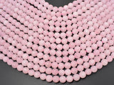 Matte Rose Quartz Beads, 8mm Round beads-Gems: Round & Faceted-BeadBeyond