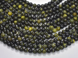 Tibetan Jade, Medicine King Stone, 8mm (8.6mm)-Gems: Round & Faceted-BeadBeyond