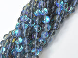 Mystic Aura Quartz-Gray, 6mm (6.5mm) Round Beads-Gems: Round & Faceted-BeadBeyond