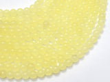 Jade - Lemon, 6mm (6.3mm) Round-Gems: Round & Faceted-BeadBeyond