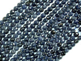 Blue Sapphire Beads, 3mm(3.5mm) Faceted Round, 15.5 Inch-Agate: Round & Faceted-BeadBeyond