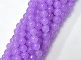 Jade - Purple, 8mm Round Beads, 15 Inch-BeadBeyond