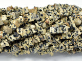 Dalmation Jasper Beads, 4-9mm Chips Beads, 34 Inch-Gems:Assorted Shape-BeadBeyond