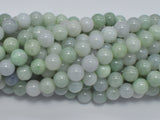Burma Jade Beads, 8mm Round-Gems: Round & Faceted-BeadBeyond