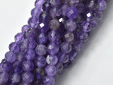 Amethyst, 5mm Micro Faceted Round-Gems: Round & Faceted-BeadBeyond
