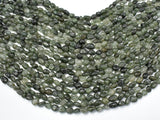 Green Rutilated Quartz Beads, Approx 6x8mm Nugget Beads-Gems: Nugget,Chips,Drop-BeadBeyond
