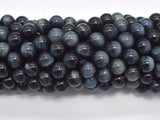 Blue Tiger Eye, 8mm Round Beads-BeadBeyond