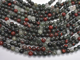 African Bloodstone, 8mm Round Beads-BeadBeyond