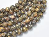 Leopard Skin Jasper Beads, Round, 12mm-BeadBeyond