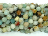 Amazonite Beads, 8mm Star Cut Faceted Round-Gems: Round & Faceted-BeadBeyond