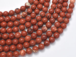 Red Jasper Beads, Round, 8mm-BeadBeyond
