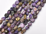 Genuine Charoite, Approx. 9-12mm Nugget Beads-BeadBeyond