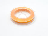 2Rolls Orange Stretch Elastic Beading Cord, 0.5mm, 2 Rolls-20 Meters-Metal Findings & Charms-BeadBeyond