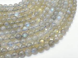 Labradorite Beads, 6mm (6.7mm) Round-Gems: Round & Faceted-BeadBeyond