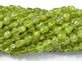 Peridot Beads, Approx. 5x6mm Nugget Beads, 15.5 Inch-Gems: Nugget,Chips,Drop-BeadBeyond
