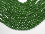 Jade Beads-Green, 8mm (8.3mm) Round Beads-Gems: Round & Faceted-BeadBeyond