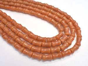 Red Aventurine Beads, 8x12mm Bamboo Shape-Gems:Assorted Shape-BeadBeyond