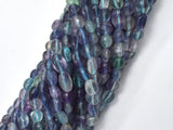 Fluorite Beads, Approx. 6x8mm Nugget Beads, 15.5 Inch-BeadBeyond