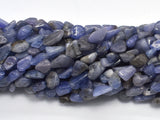 Tanzanite, 6x8mm, Nugget Beads, 15.5 Inch-BeadBeyond