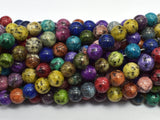 Sesame Jasper-Multi Color 8mm Round Beads, 15 Inch-BeadBeyond