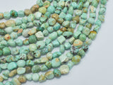 Natural Peru Turquoise Beads, 5x7mm, Nugget Beads-BeadBeyond