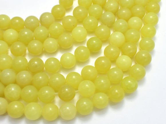 Lemon Jade, 10mm Round beads-BeadBeyond