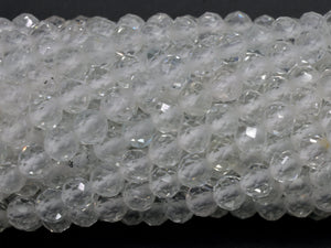 White Topaz Beads, 3.5mm Micro Faceted Round-Gems: Round & Faceted-BeadBeyond