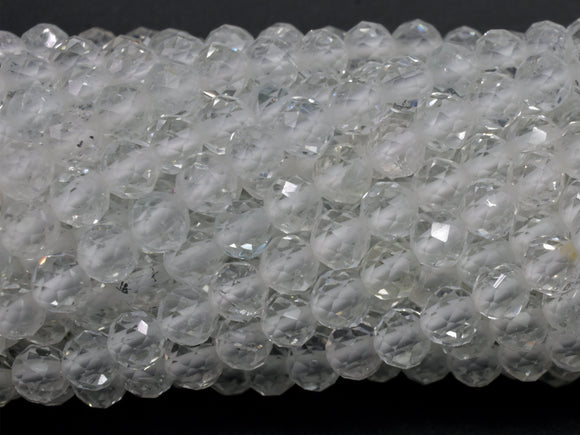 White Topaz Beads, 3.5mm Micro Faceted Round-Gems: Round & Faceted-BeadBeyond