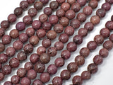 Purple Sandalwood Beads, 6mm Round Beads-Wood-BeadBeyond